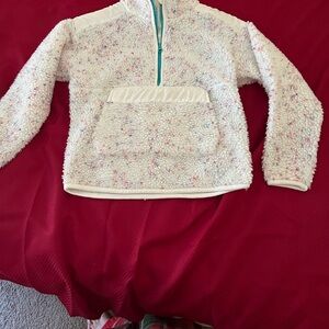 DSG Multicolor Speckled Sherpa Pullover